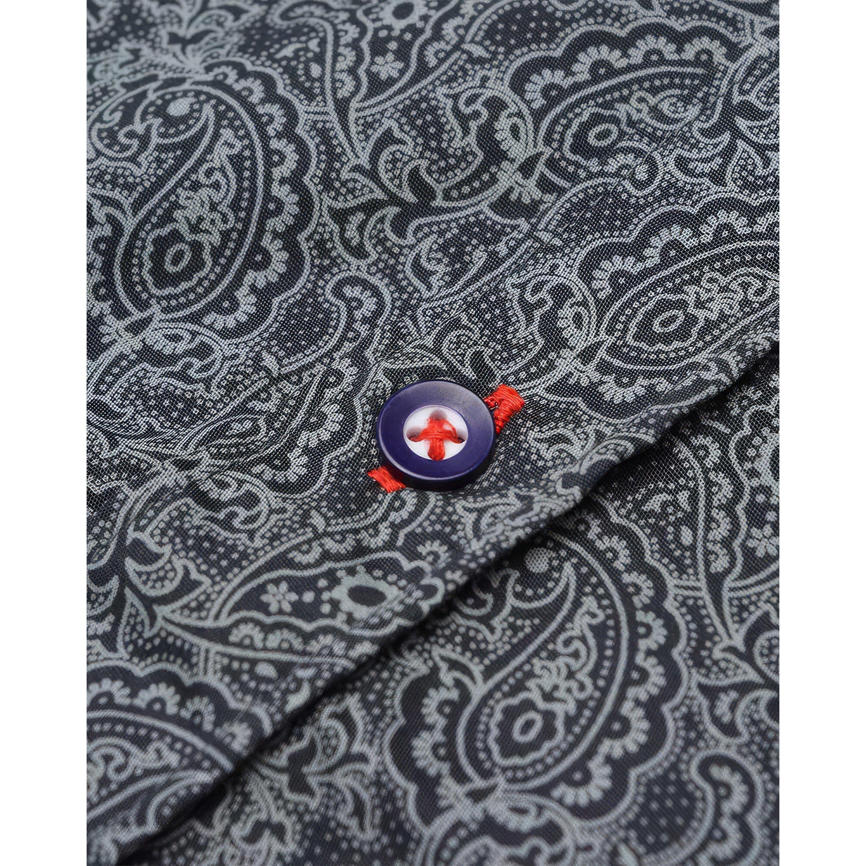 Lambretta L S Tonal Paisley Shirt