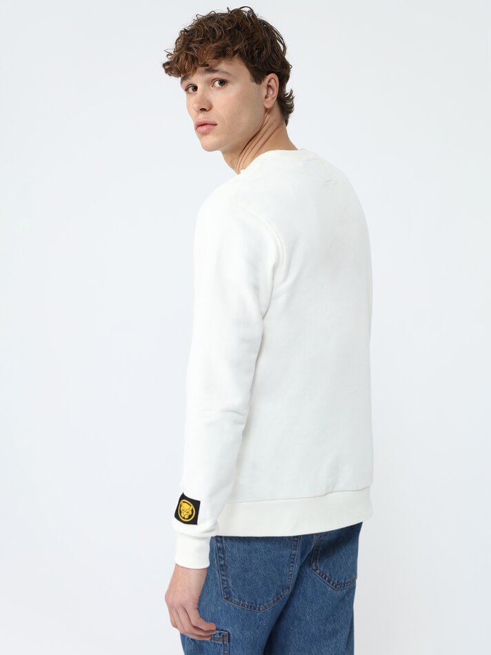 Moletom Pantera Negra Marvel - Off-White