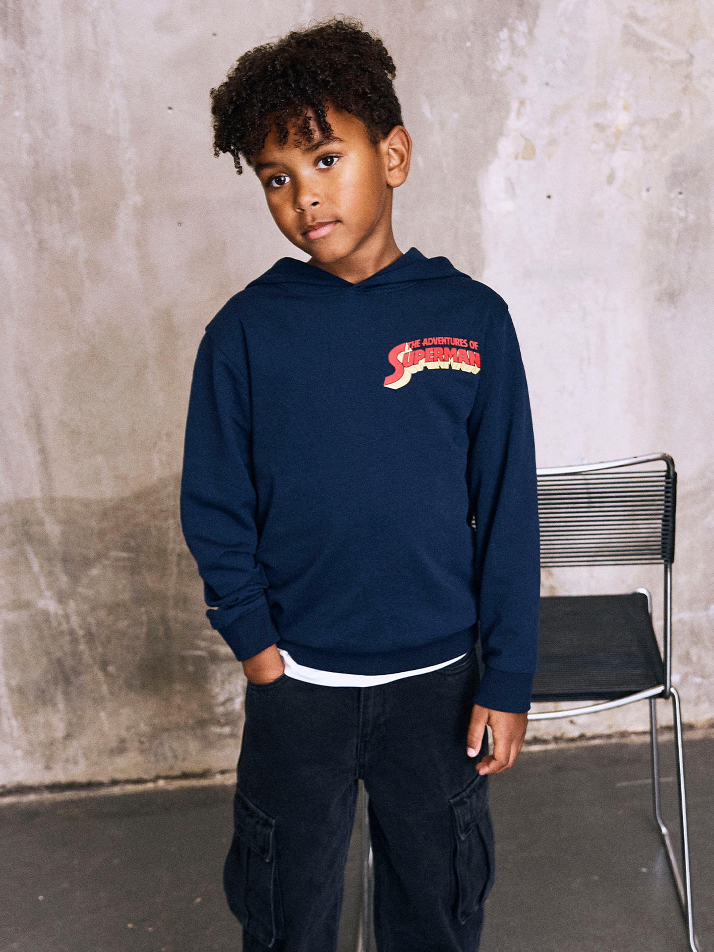 Jan Superman Superman Sweater Unbrushed