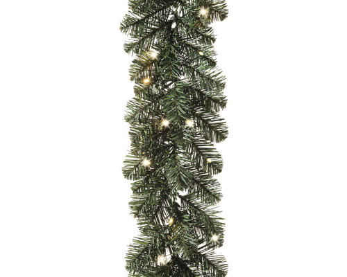 Verlichte dennenkrans Lafiora Colorado L 500 cm groen incl. LED