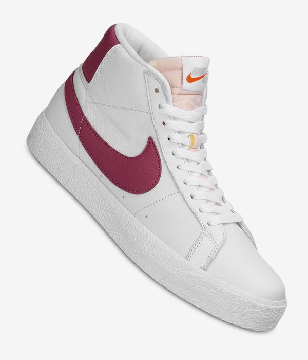 Nike SB Zoom Blazer Mid Iso Schuh (white sweet beet)