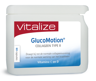 Vitalize GlucoMotion Collageen Type II Capsules 60CP