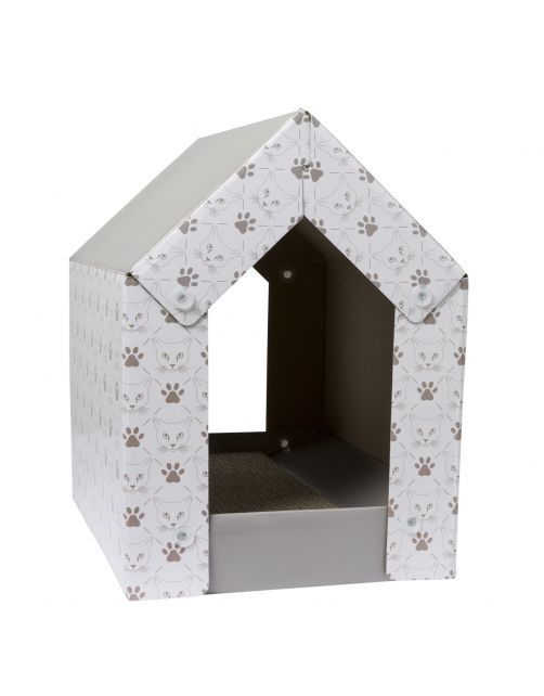 Adori Kattenhuis Met Krab-Bed - Krabpalen - 40x25x36 cm