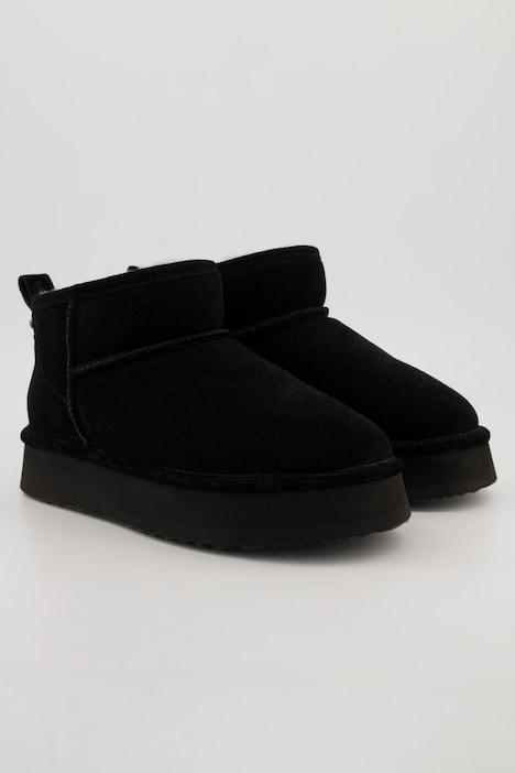 Axelda Lammfell-Boots, wasserabweisend, Weite H