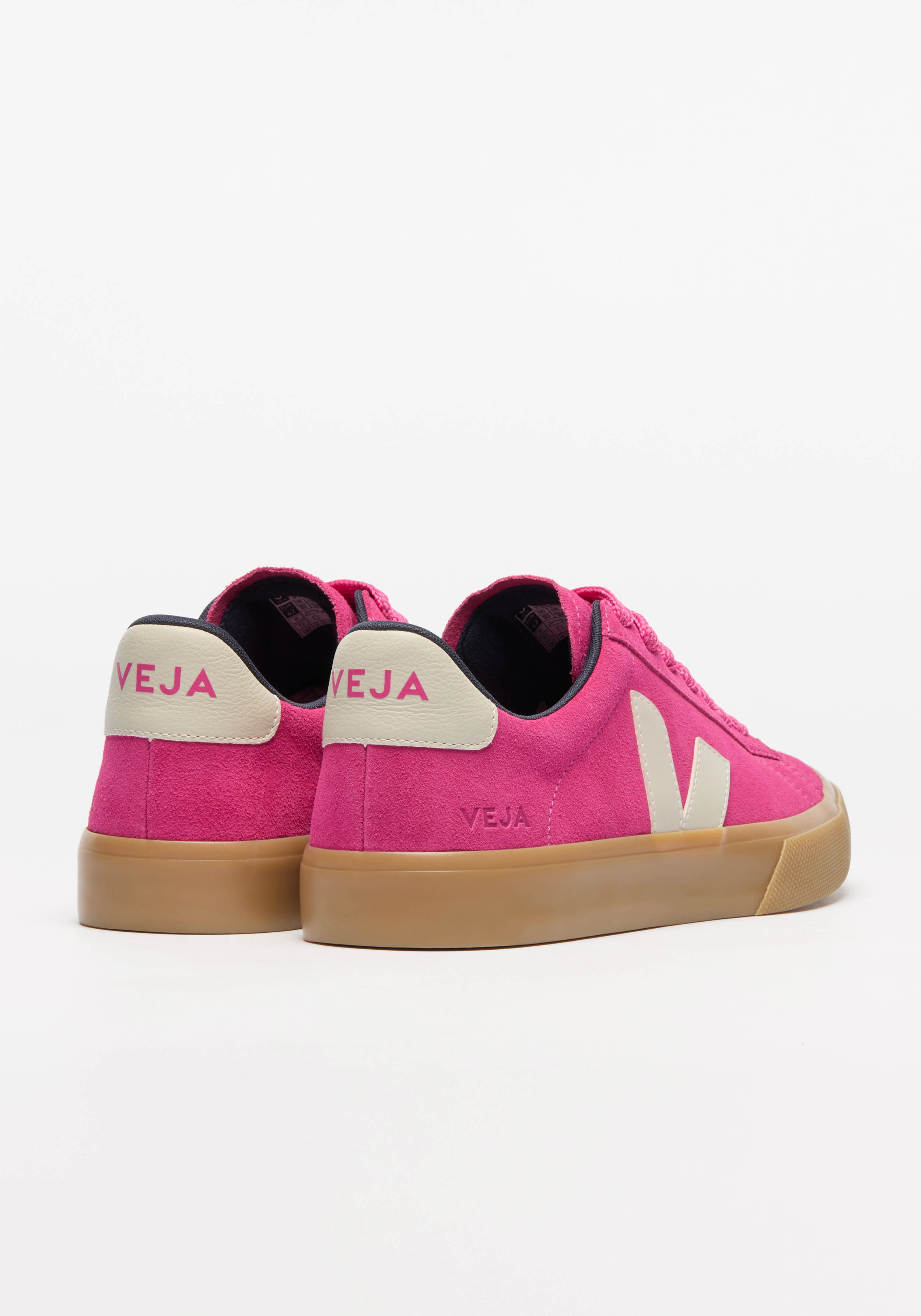 Veja Sneaker Campo Bold Suede Pink Pierre Natural