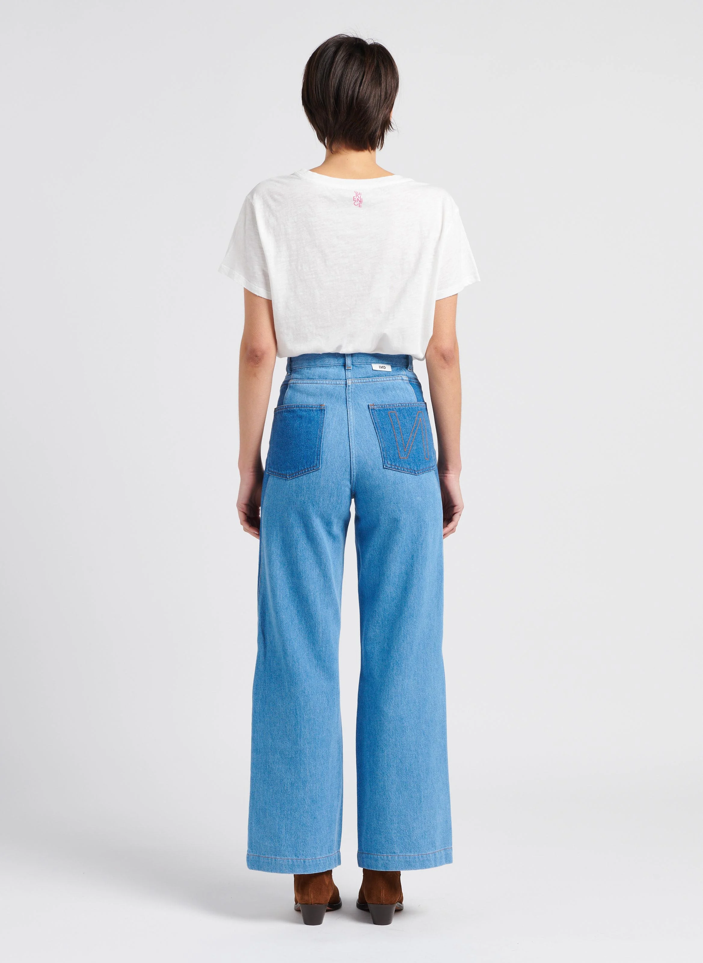 NANA - Jean large taille haute | Bleu