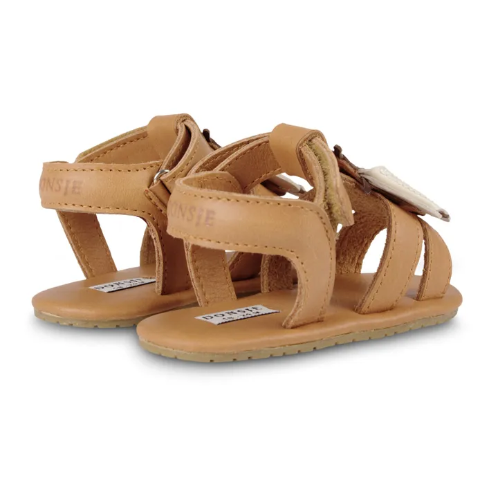 Donsje Sandales Tuti Sky Abeille Cuir | Ocre