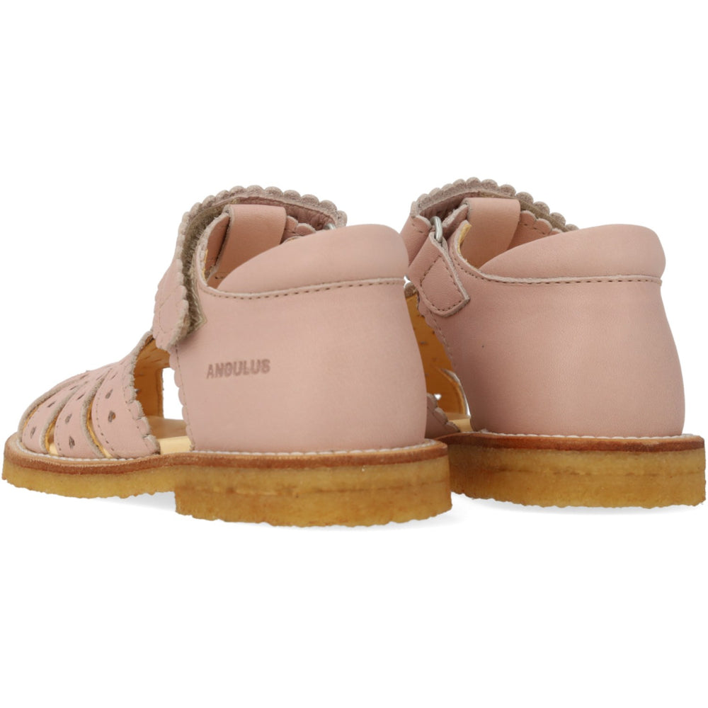 Køb Angulus Rosebud Sandal Med Mini-Hjerter Og Velcrolukning