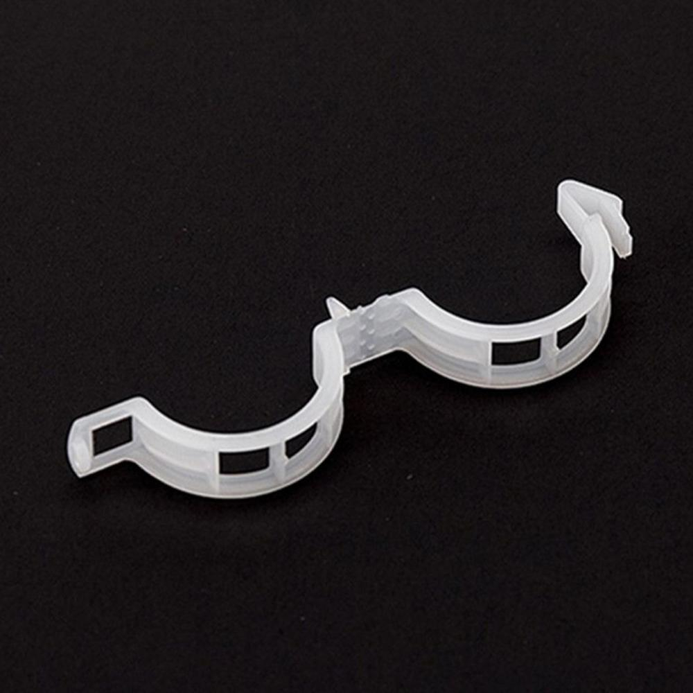 (50er Set) Ø23mm Garten Pflanzenklammern Pflanzenclips Rankhilfe - Transparent