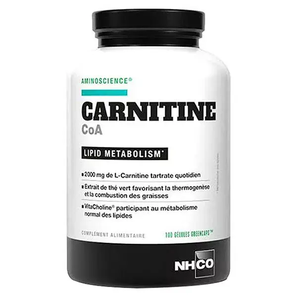NHCO Carnitina CoA 100 cápsulas