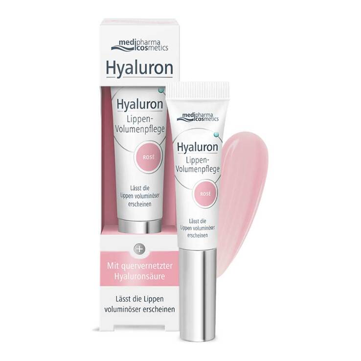 Hyaluron Lippen-Volumenpflege Balsam rosé, 7 ml