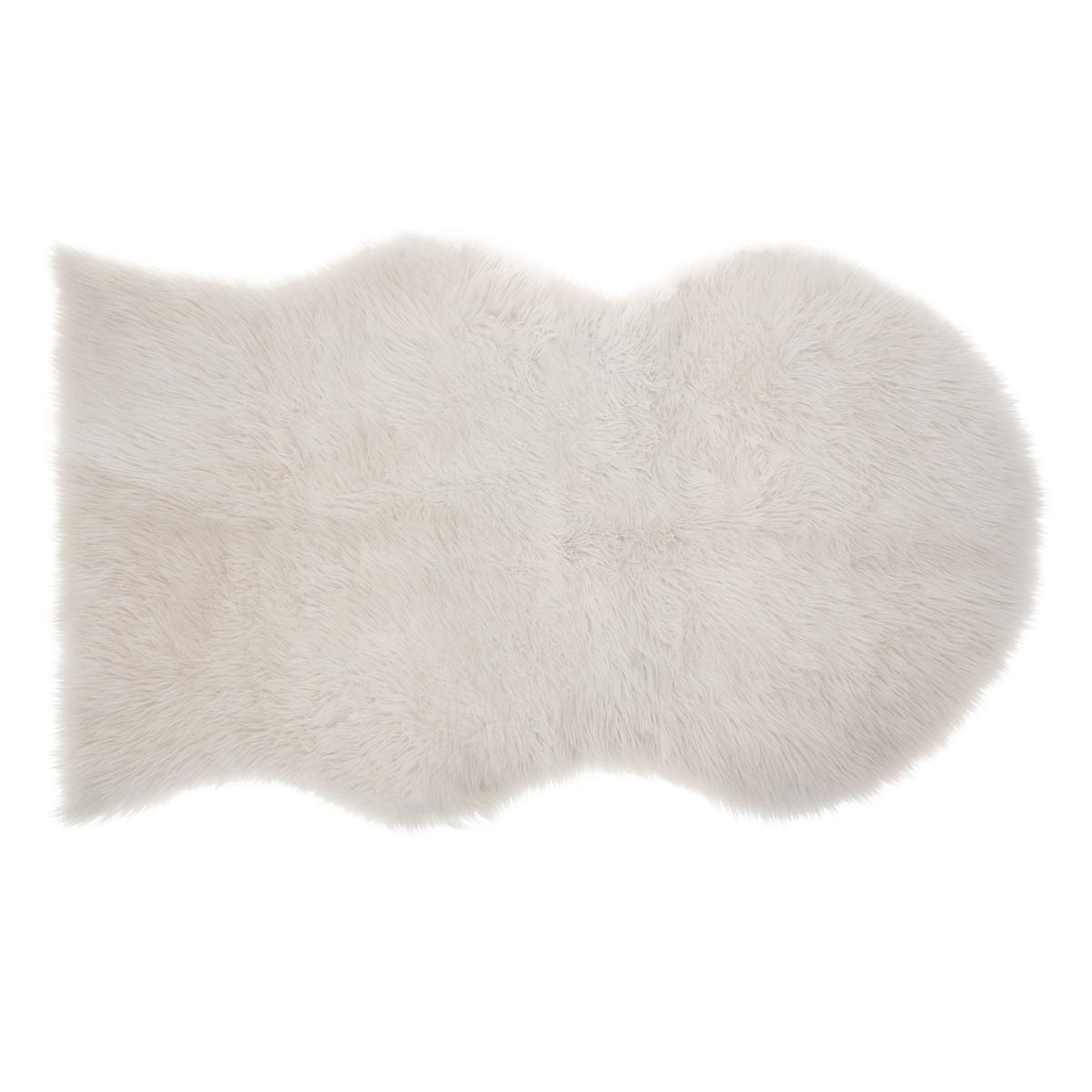 TAPIS FOURRE OSLO IVOIRE D.90X150CM