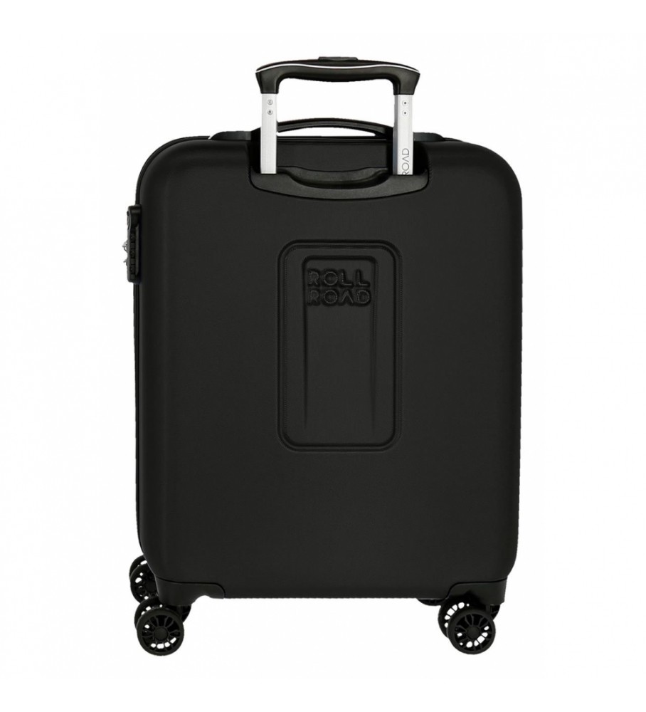 Mala de cabine Roll Road Camboja Rígida 55cm Preta