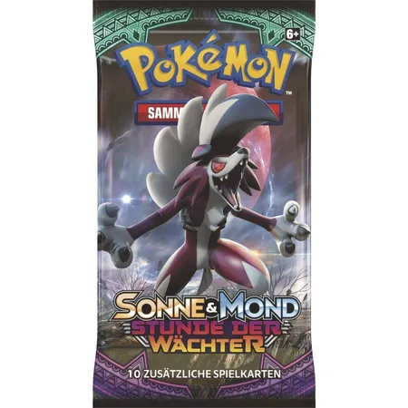 Pokemon Sonne & Mond 02 Stunde der Wächter, Booster Fix36, sortiert