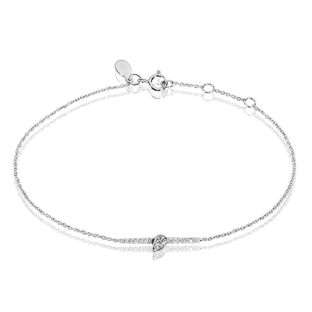 Bracelet Drop Or Blanc Diamant