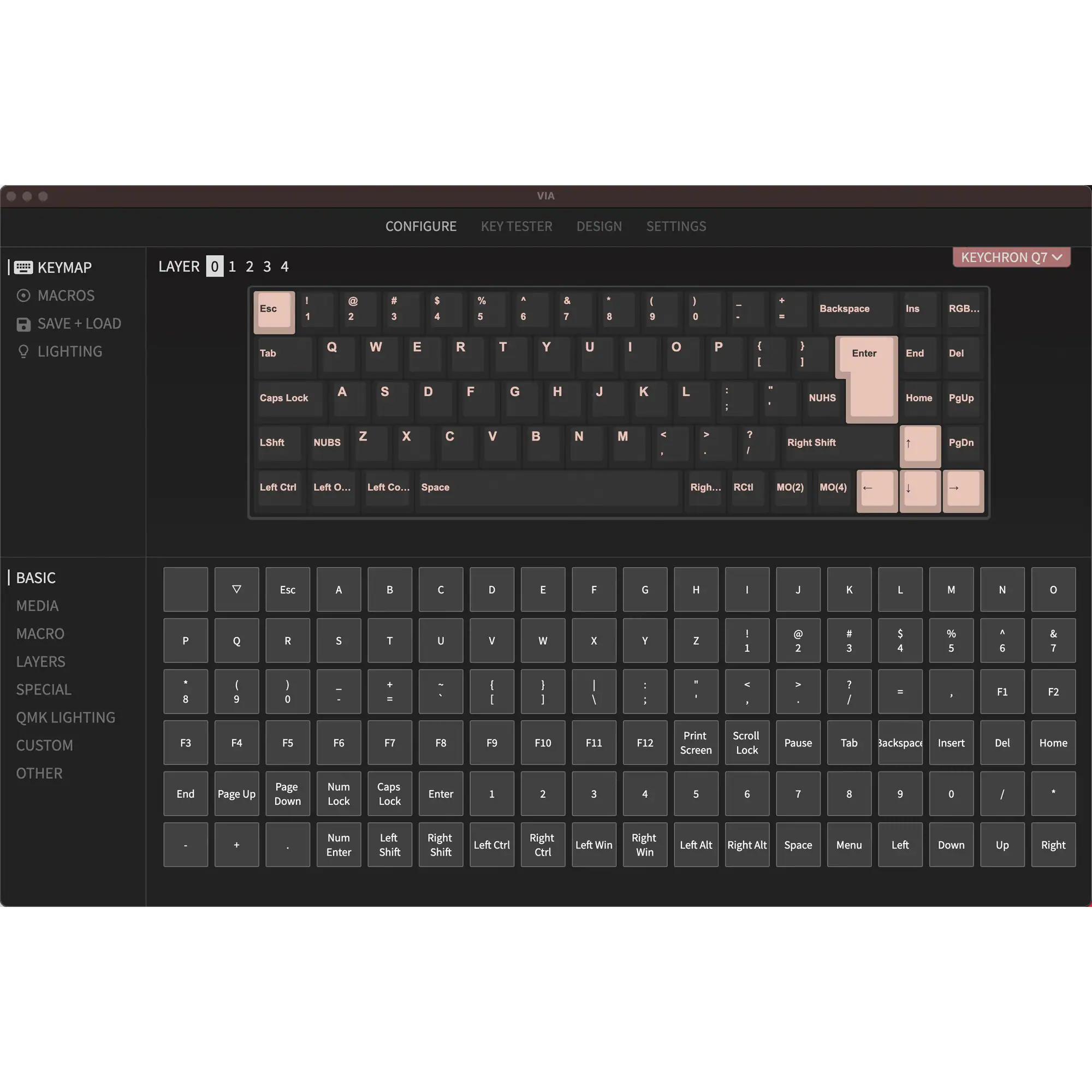 Keychron Gaming-Tastatur Q7
