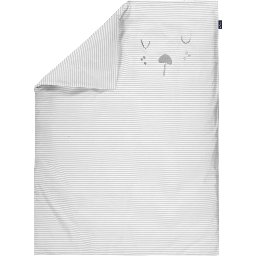 Alvi® Bettwäsche Applikation Faces 100 x 135 cm