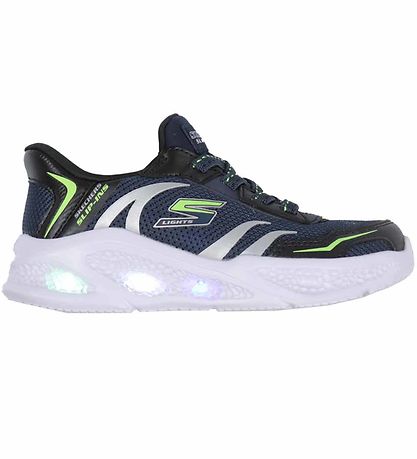 Skechers Schuhe m. Light - Meteor Light - Brisk Beams - Navy/Sch