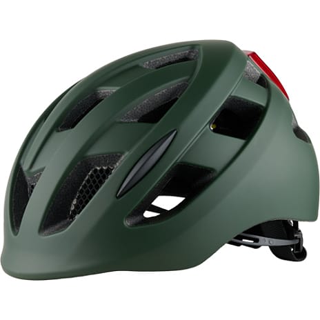 SCO Premium cykelhjelm med lys - grøn