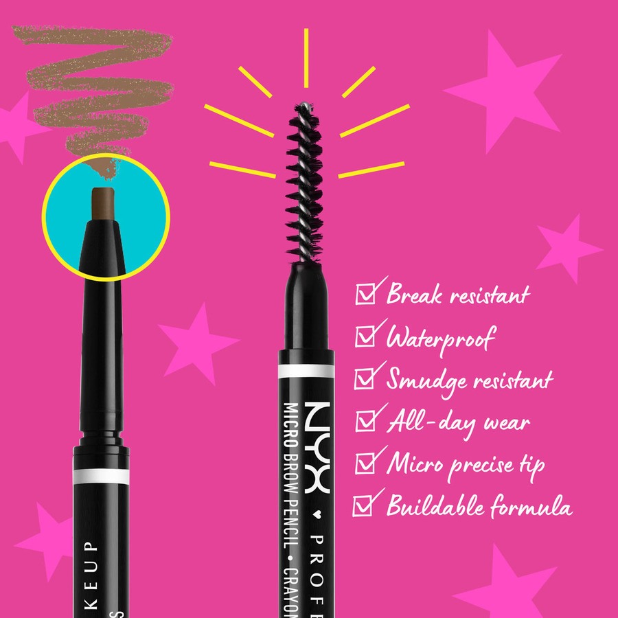 NYX Professional Makeup Micro Brow Pencil 6 Brunette 0,09g