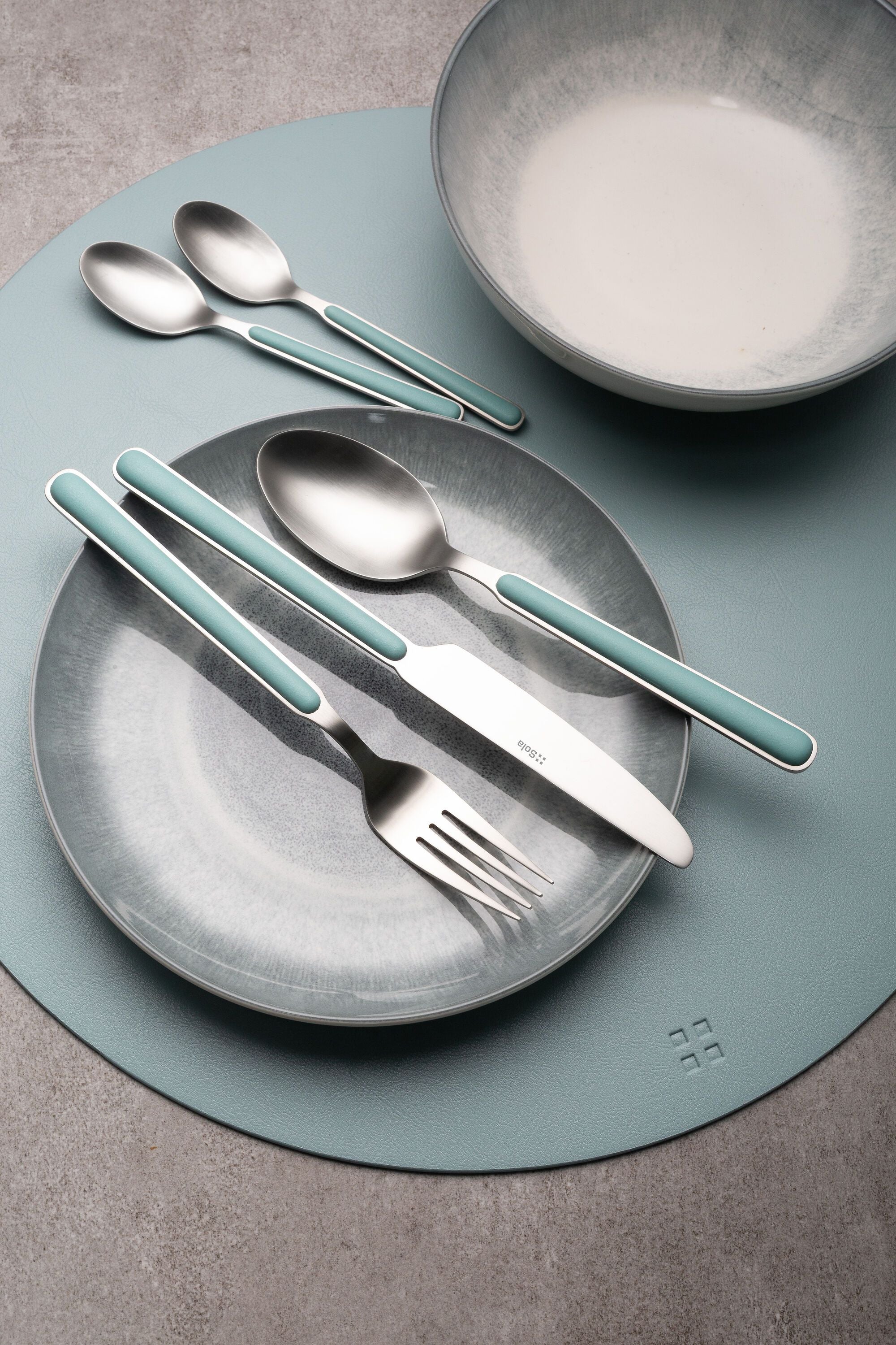 GALLERY BESTECKSET 16TLG. LIGHT PETROL - Mint