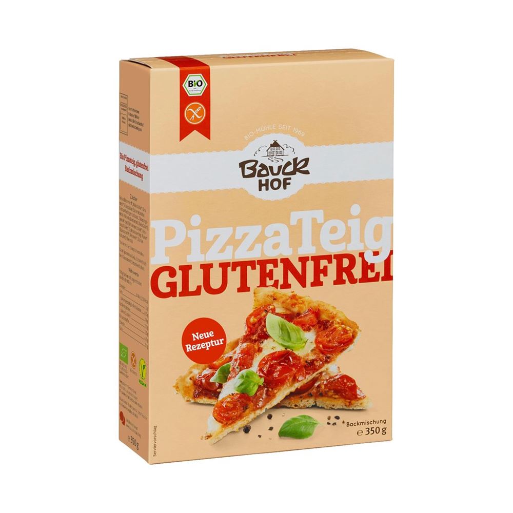 BAUCKHOF Backmischung Pizzateig<br>350 g, Beutel, glutenfrei