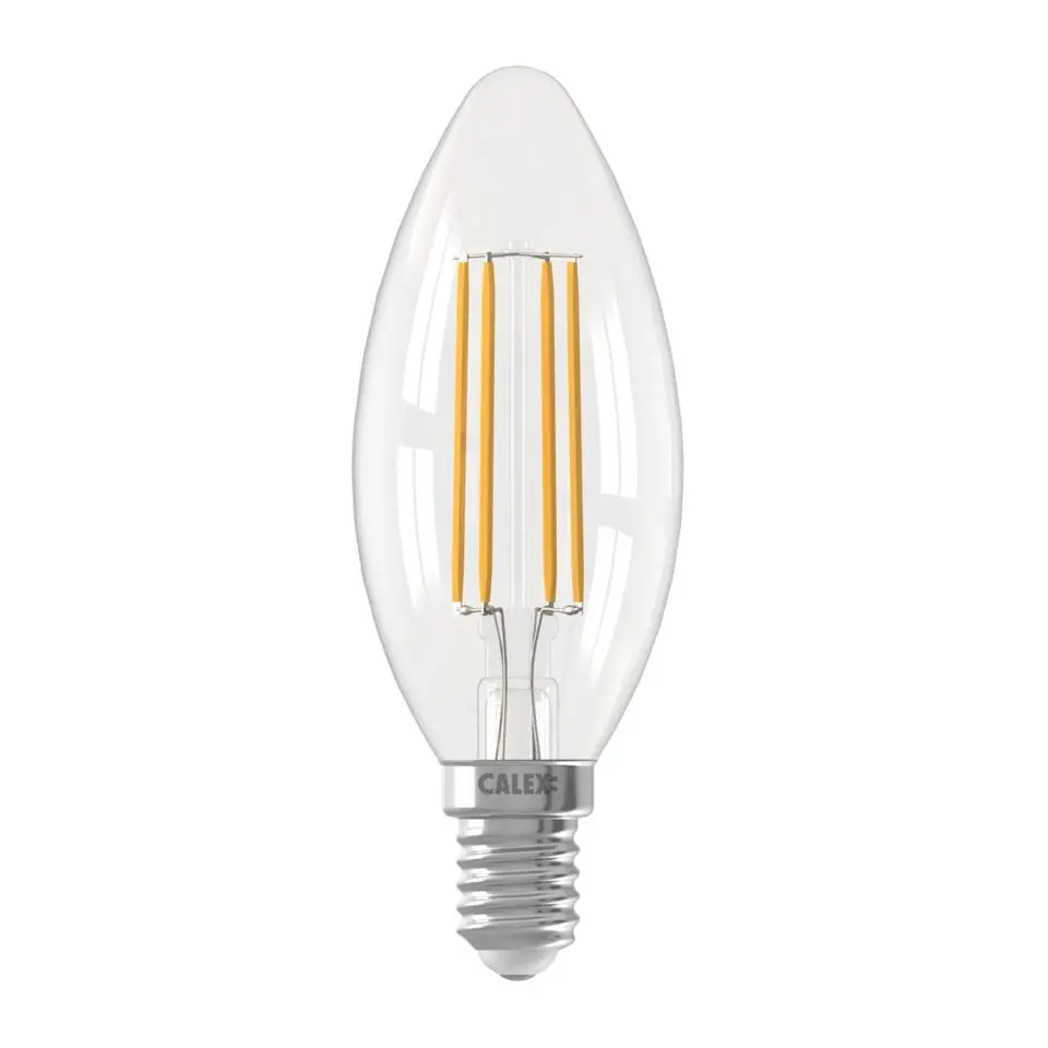 Calex SMART kaarslamp - helder- E14 - 4,9W - 470LM - dimbaar
