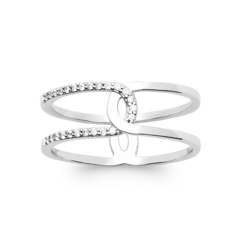 Bague Femme - Argent 925 - Oxyde de zirconium