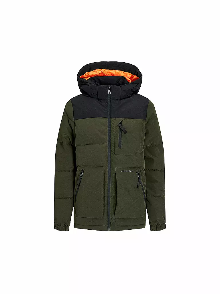 JACK & JONES Jungen Steppjacke  JJEOTTO  olive