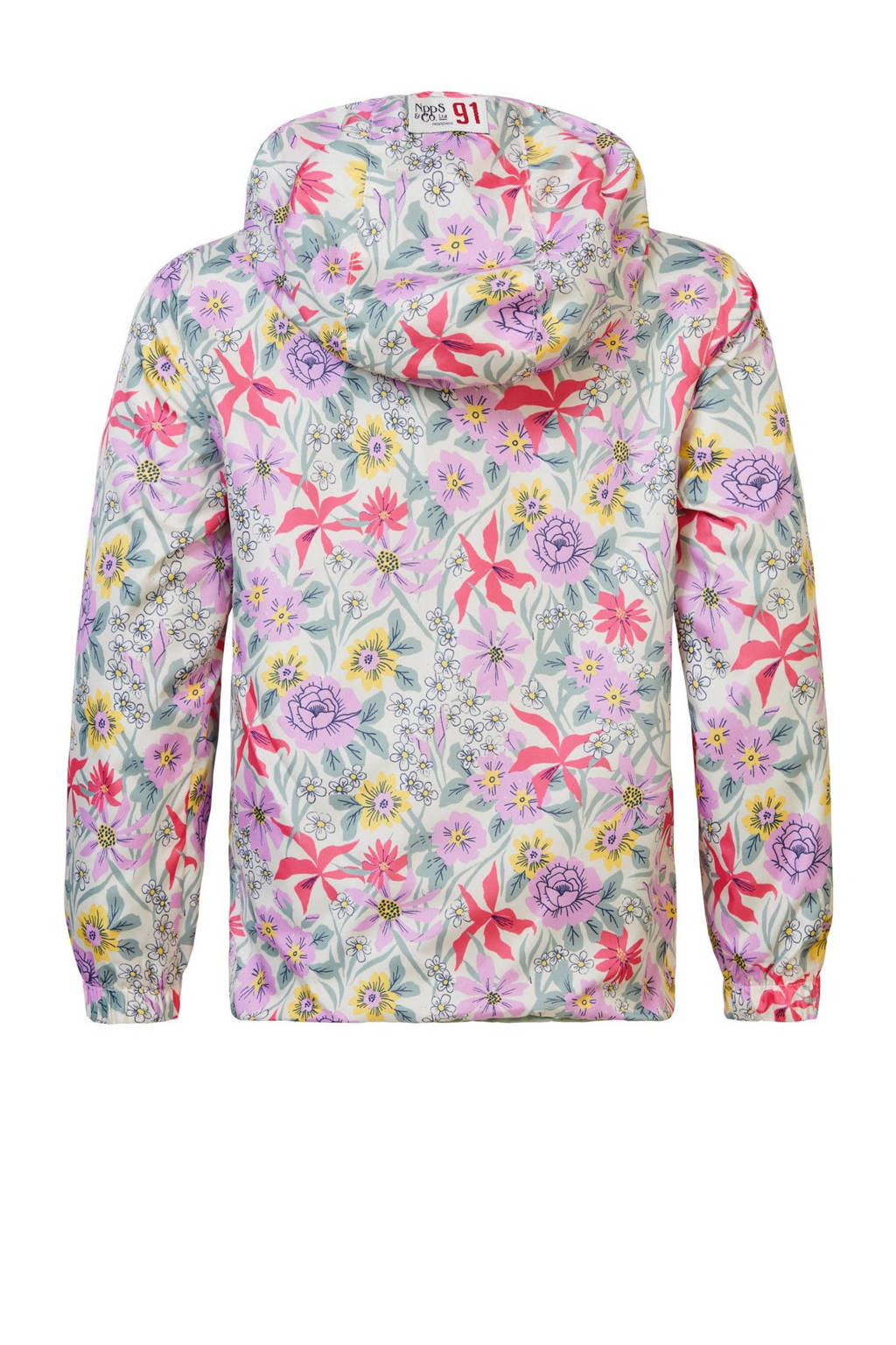 Noppies reversible zomerjas roze/groen