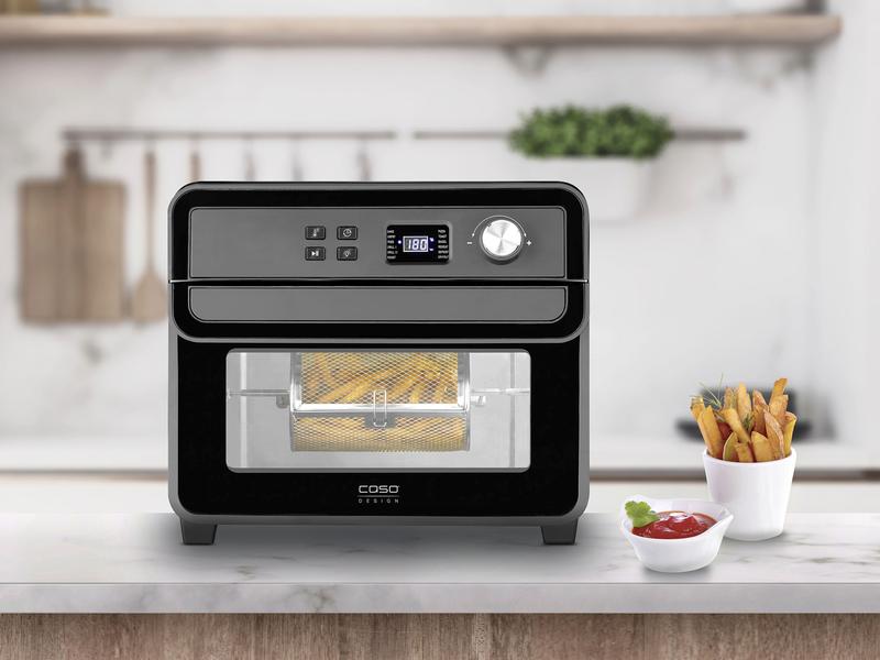 Caso Heissluft-Fritteuse AirFry Chef 1700 Schwarz Vielseitige Fritteuse