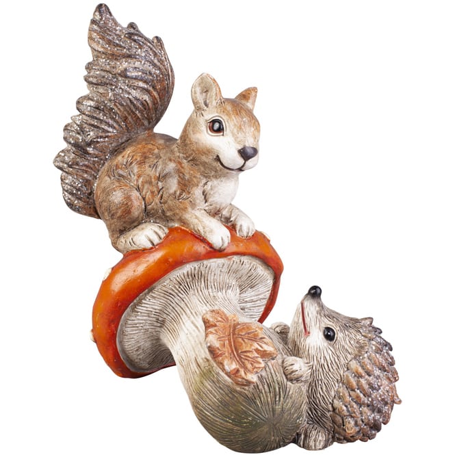Pilz - aus Polyresin - 15 x 10,5 x 16 cm