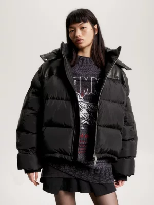 Jaqueta puffer Alaska com capuz
