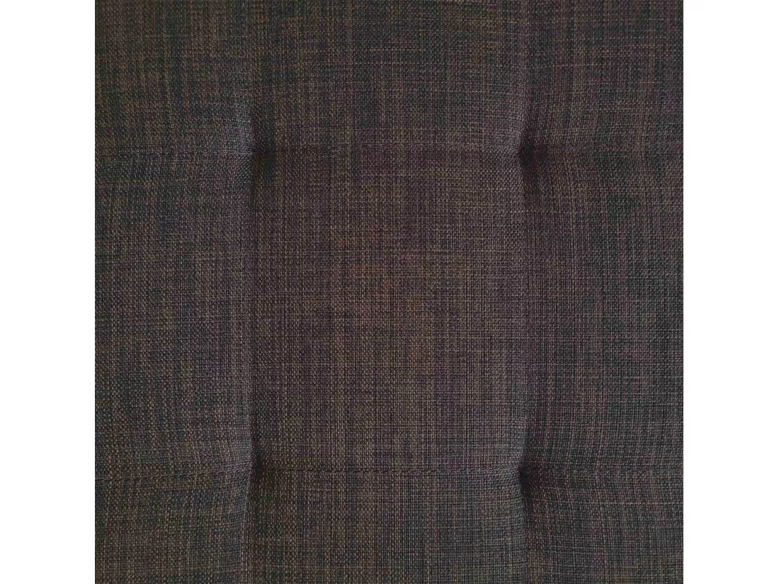 Tabouret - Tissu & Acier inoxydable - Marron - Barci