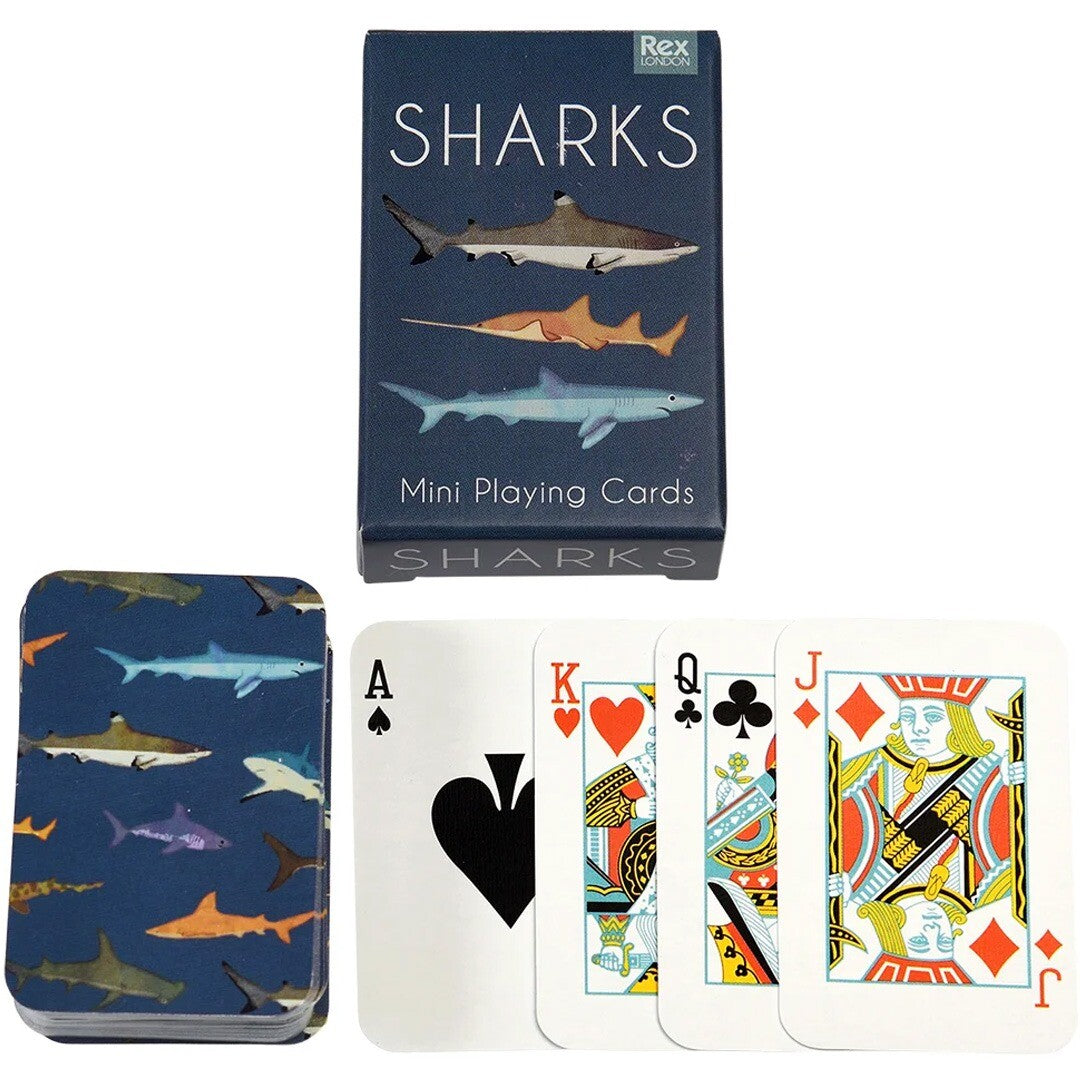 Rex london mini speelkaarten sharks