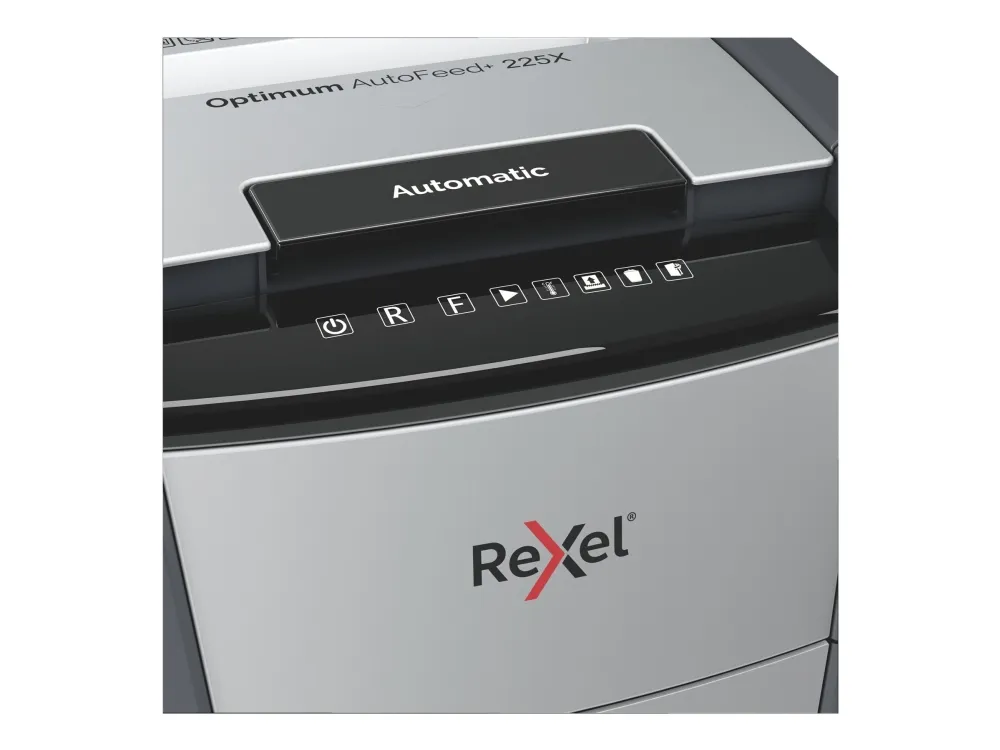 Makulator Rexel Optimum AutoFeed  225X krydsmakulering 4x25 mm (P-4)