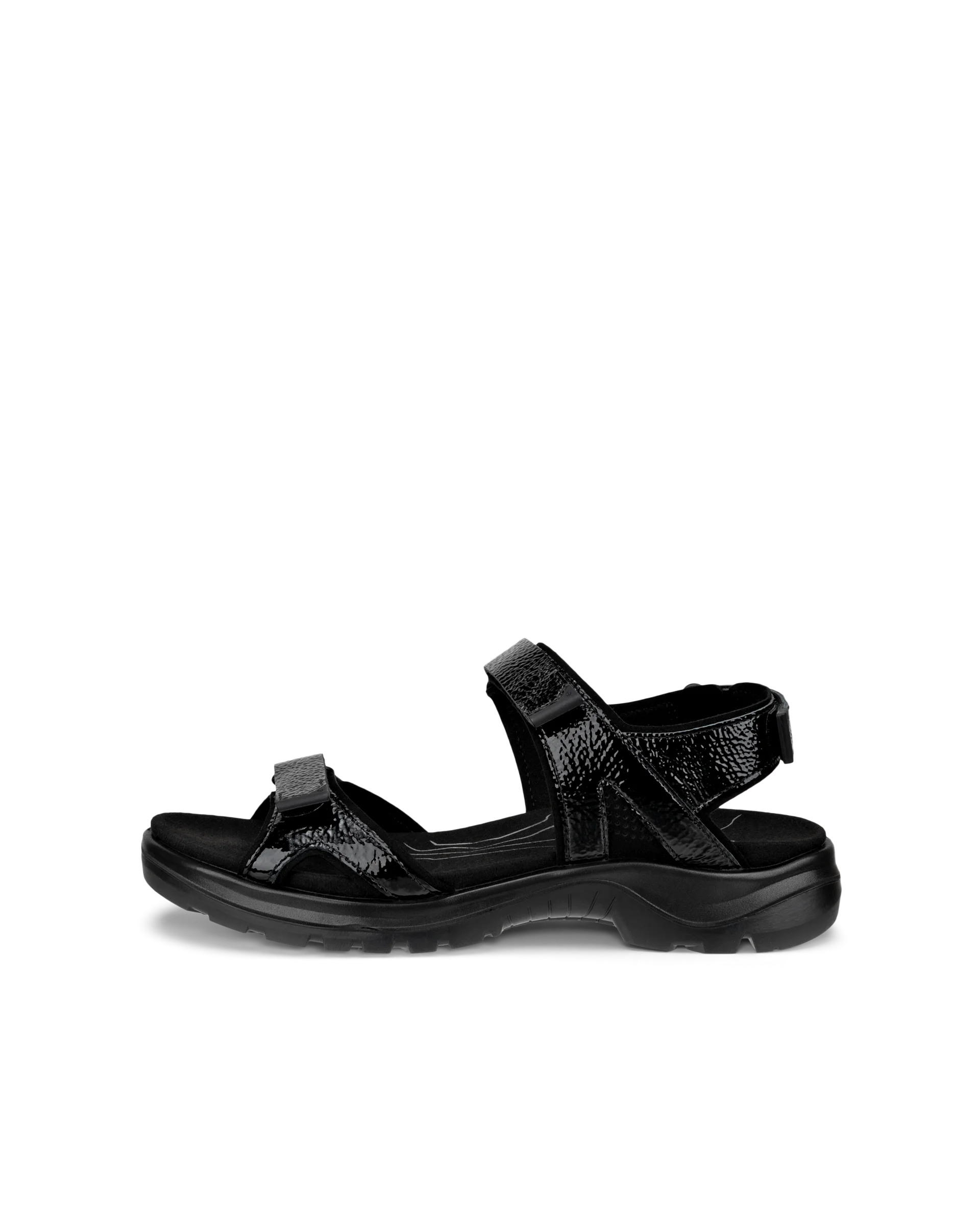 ECCO OFFROAD Damen Trekkingsandale aus Leder Schwarz