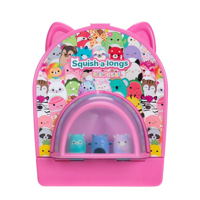 Squishmallows - Squish-a-longs - Party Pack - On-the-Go Playset - Inkl. 3 Figuren