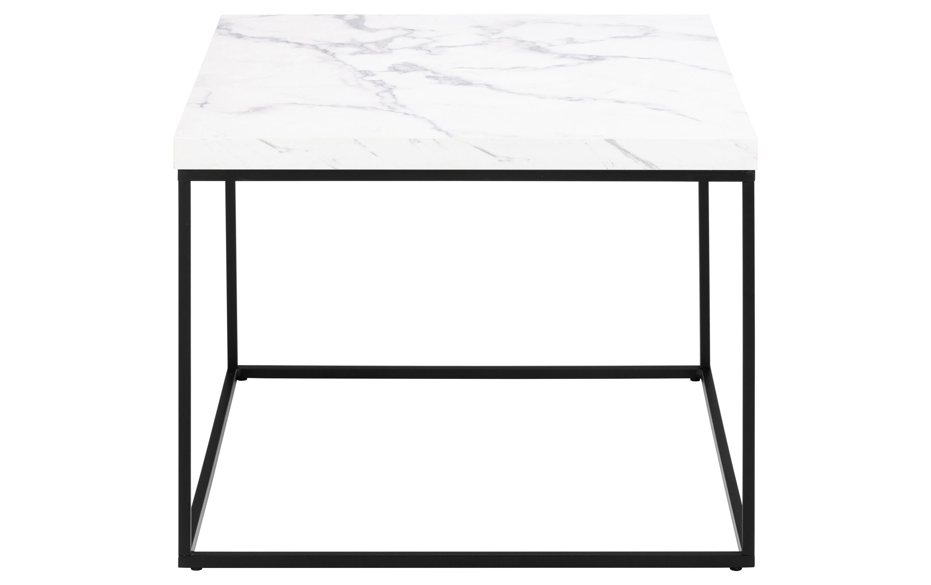 Couchtisch Barossa 60 x 60 x 45 cm, Schwarz/WeissSofatisch