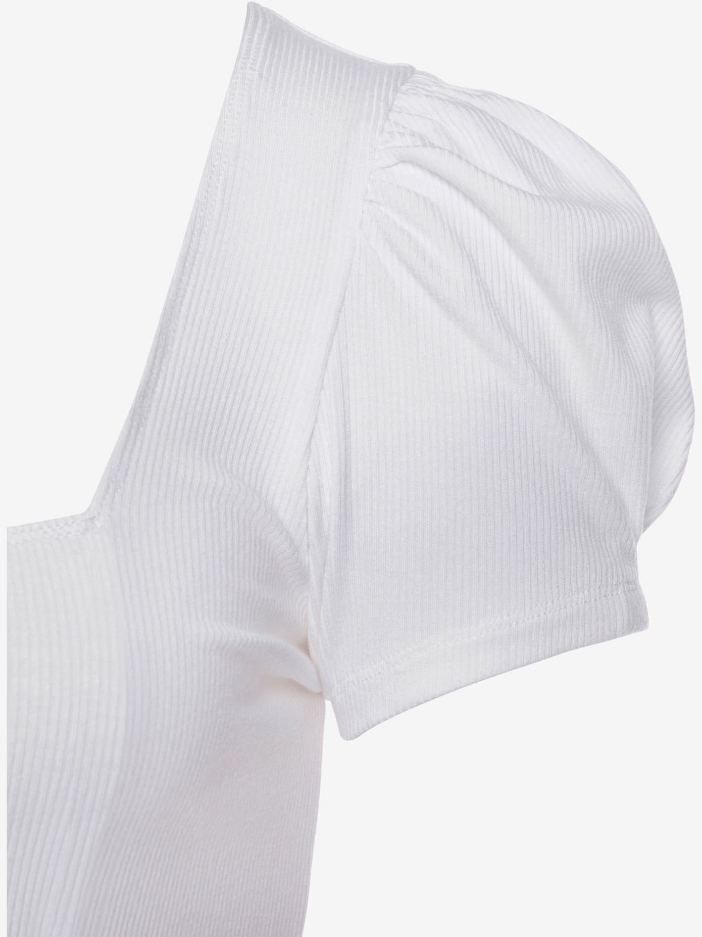 T-shirt à manches courtes manches bouffantes courtes