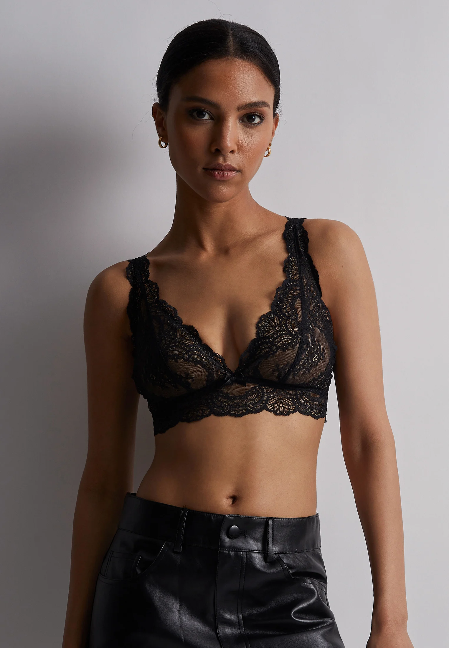 DANSE DES SENS - Soutien-gorge triangle bralette | Noir