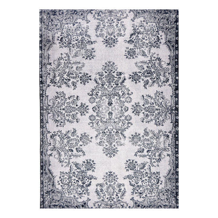Vintage vloerkleed - Nadine Flore Lichtgrijs | Oosters