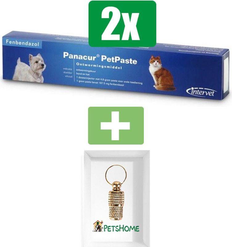 Panacur - PetPaste - Ontwormingspasta - Voor Honden en Katten - Fenbendazol