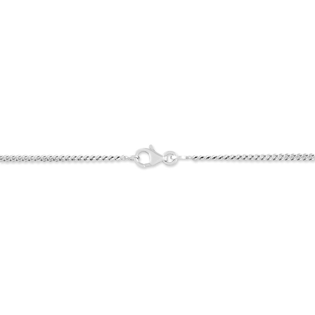Chaîne Minyar Maille Gourmette Argent Blanc