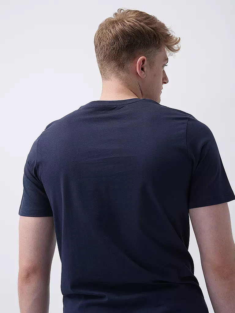 JACK & JONES T-Shirt JJCYBER dunkelblau