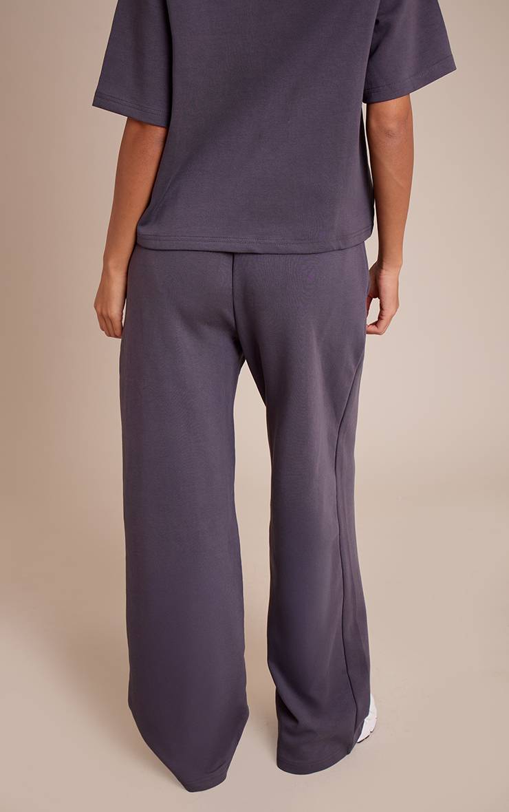Bleu Marine Jogging Tall À Jambes Larges En Interlock