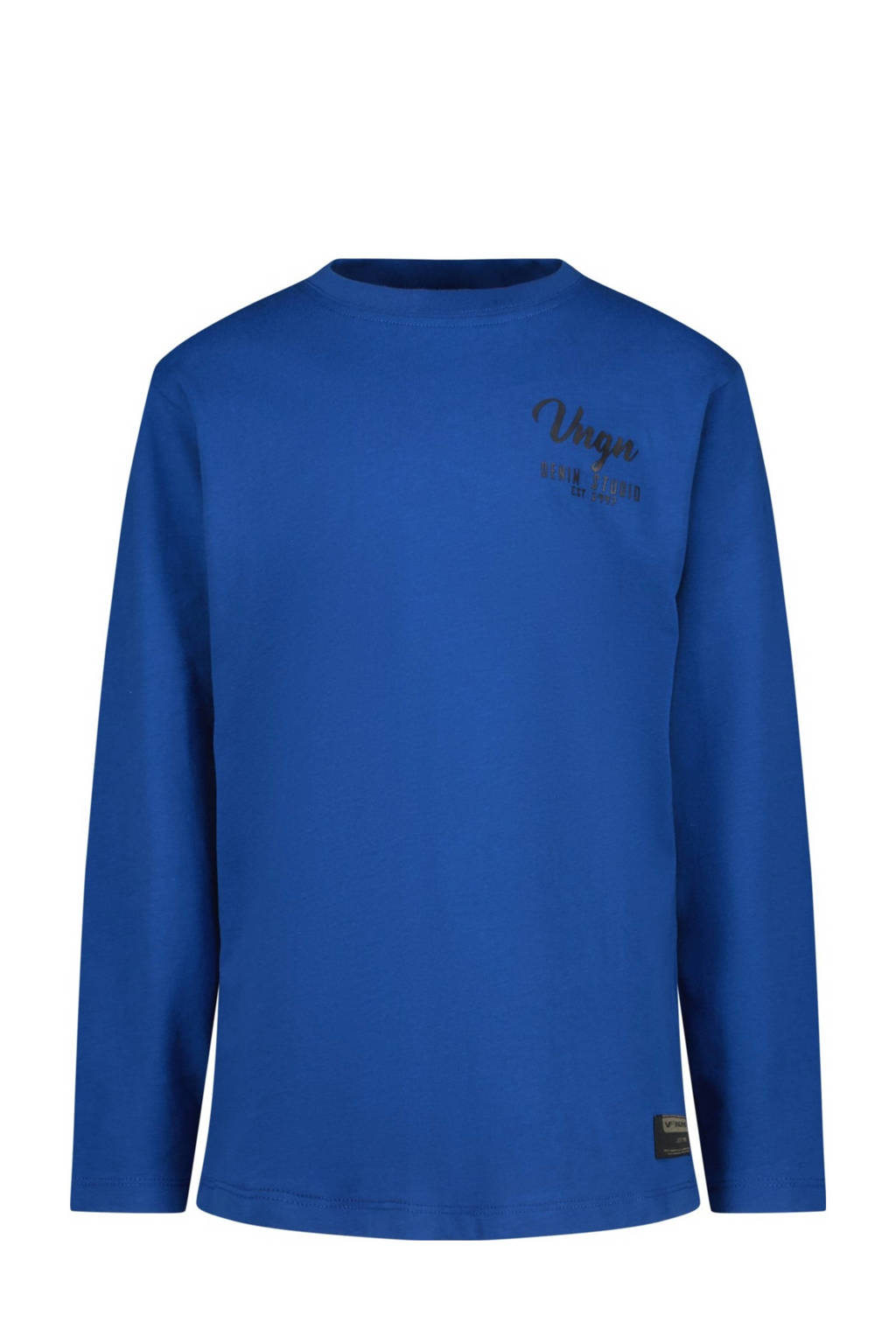 Vingino longsleeve Jiedo met backprint hardblauw