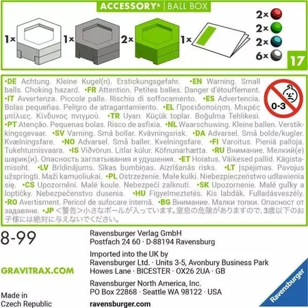 Ravensburger GraviTrax Accessory Ball Box