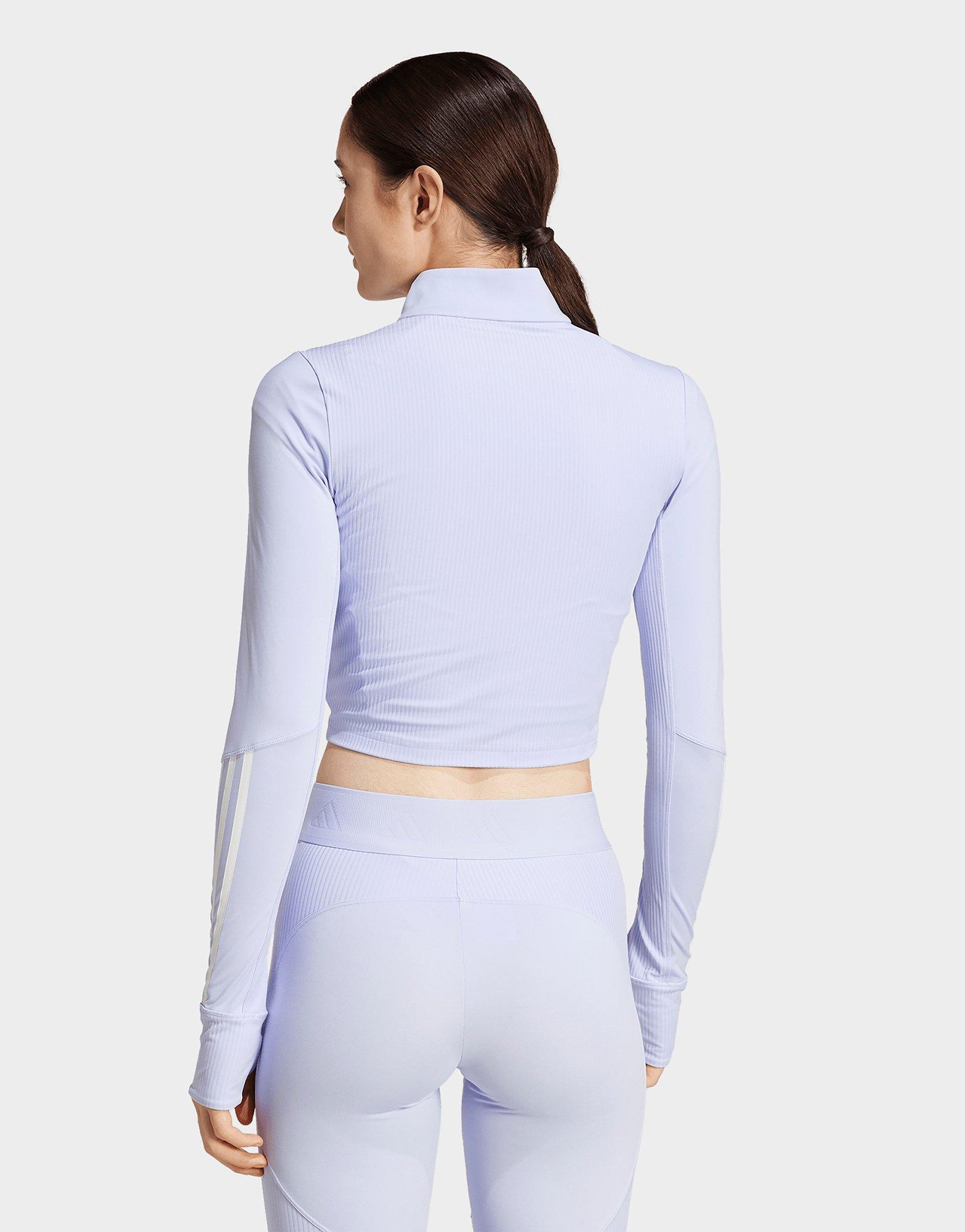 adidas Veste entièrement zippée côtelée Hyperglam