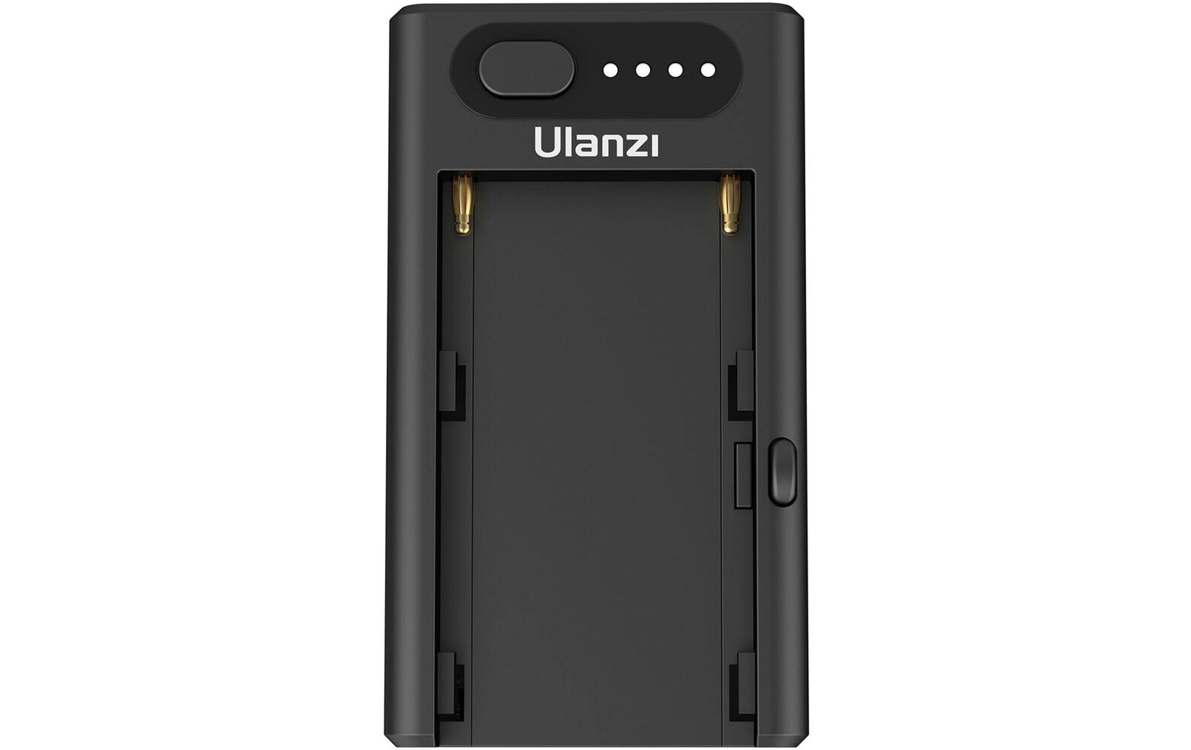 Ladegerät NP-F01Ulanzi NP-F01 Multifunktionales Akku-Ladegerät/Netzteil für Sony L-Serie, AC, Chemie-Li-Ion, 1 Position, W/O-Ausgang, USB, Quick Charge